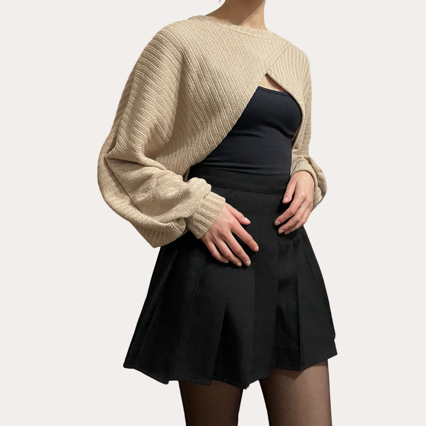 Ribbed Bolero